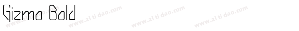 Gizmo Bold字体转换